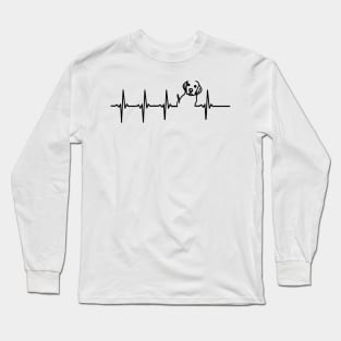 DOG Heartbeat EKG Shirt I Love My Puppy Long Sleeve T-Shirt